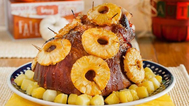 Jamaican Ham With Pineapple And Mustard Glaze Recipes Jamaica