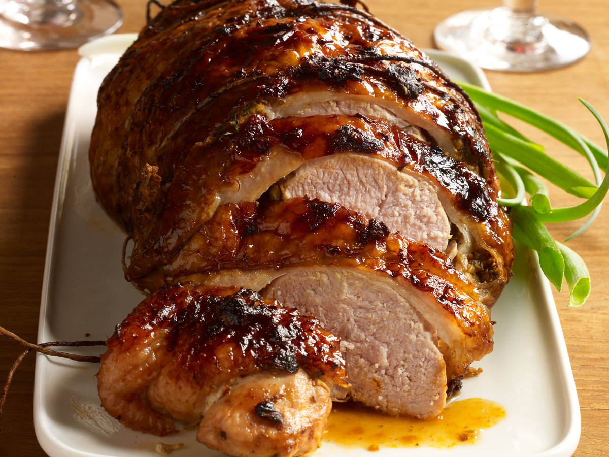 Roast Jerk Turkey Breast with Chutney Glaze Recipe