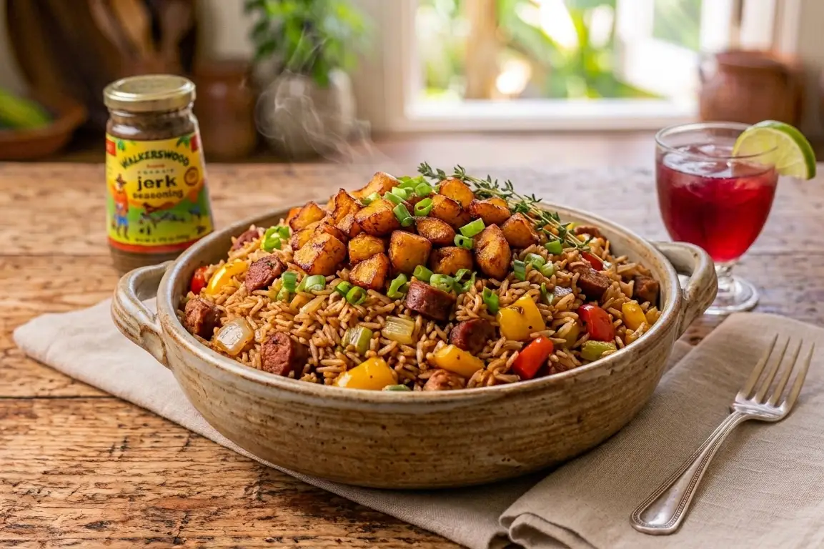 Jamaican Jerked Rice