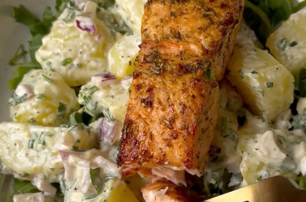 salmon potato salad