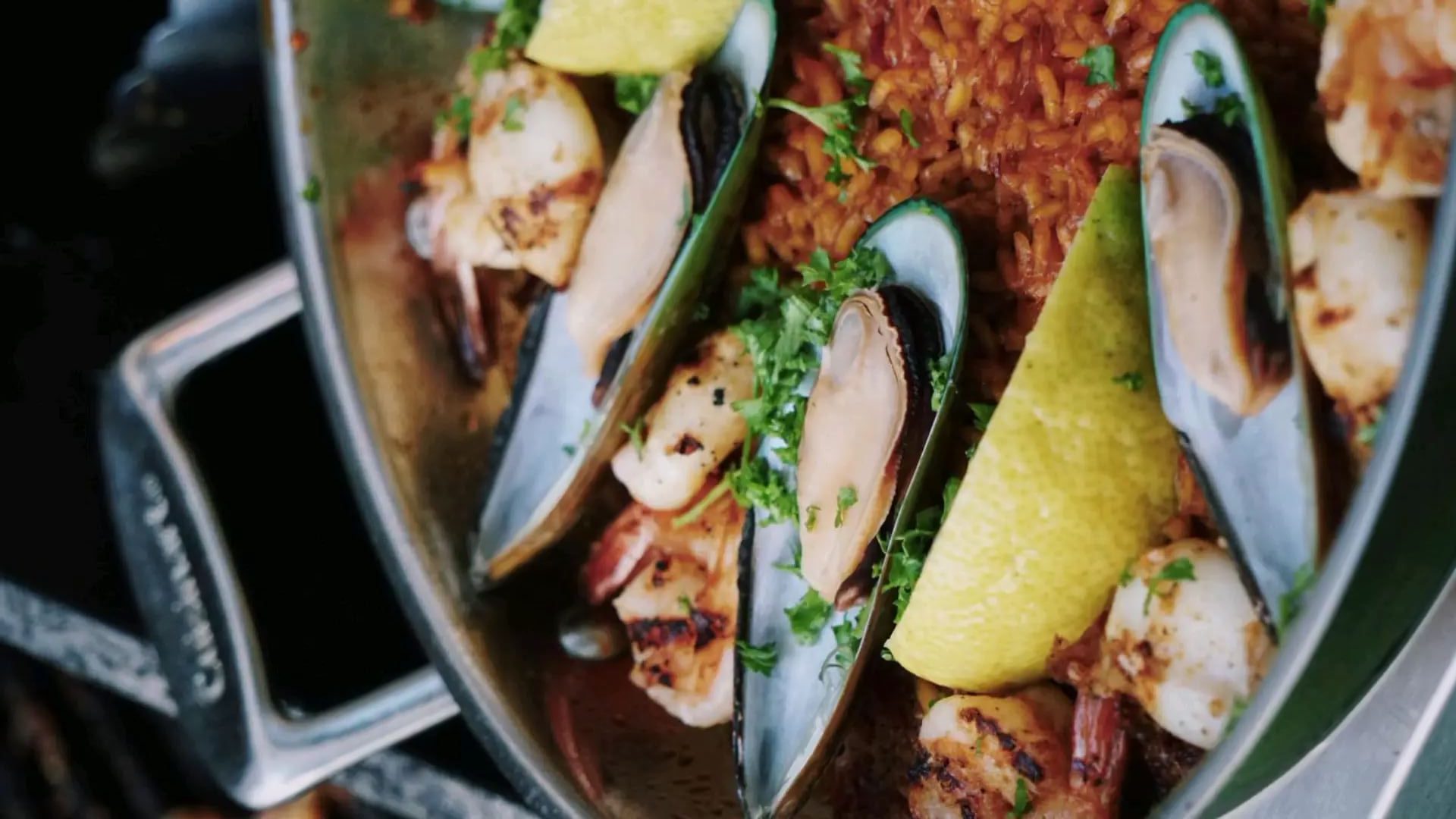 Jamaican Seafood Paella Recipe