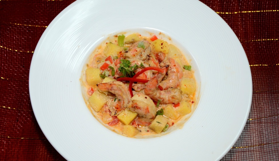 Shrimp & Yam Rundown